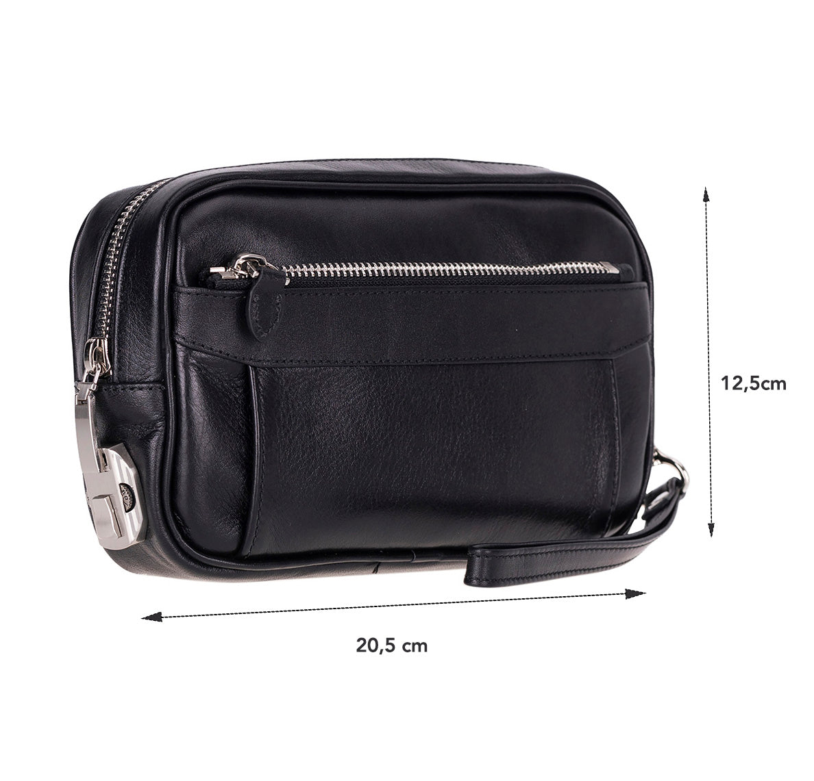 Elara Leather Handbag – Handcrafted Unisex Travel Organizer