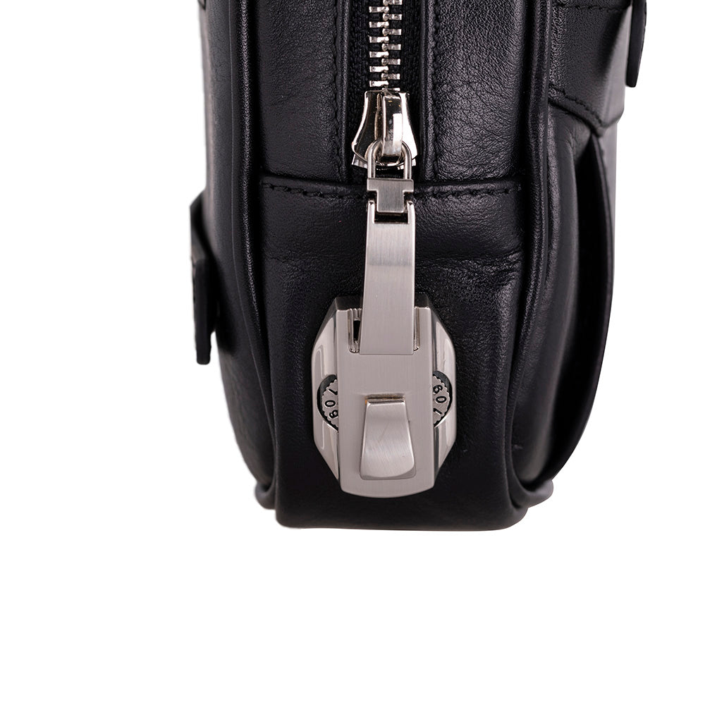 Elara Leather Handbag – Handcrafted Unisex Travel Organizer