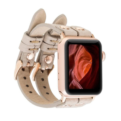 Ely Leather Apple Watch Double Band