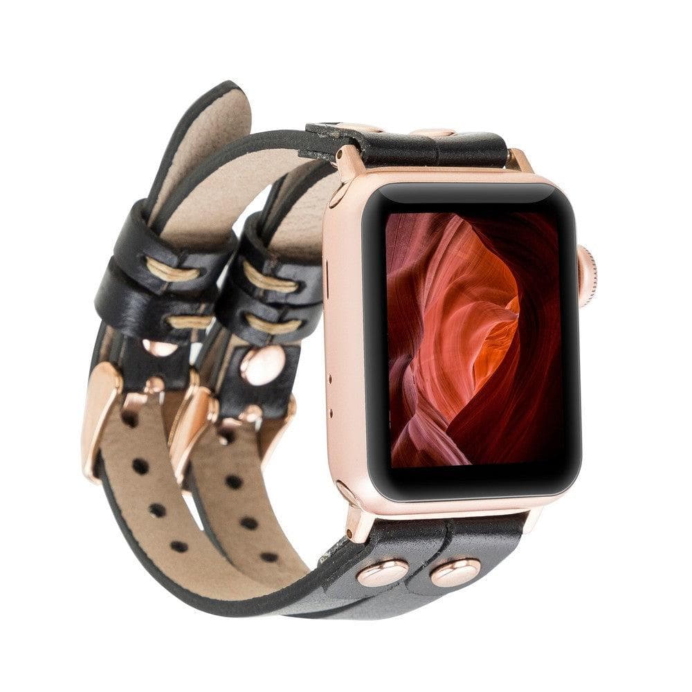 Ely Leather Apple Watch Double Band