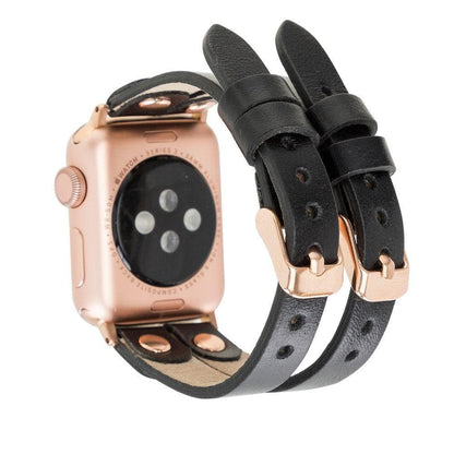 Ely Leather Apple Watch Double Band