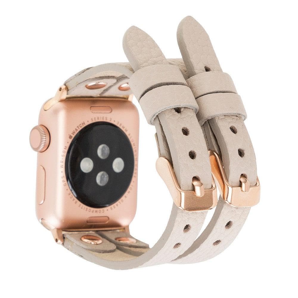 Ely Leather Apple Watch Double Band