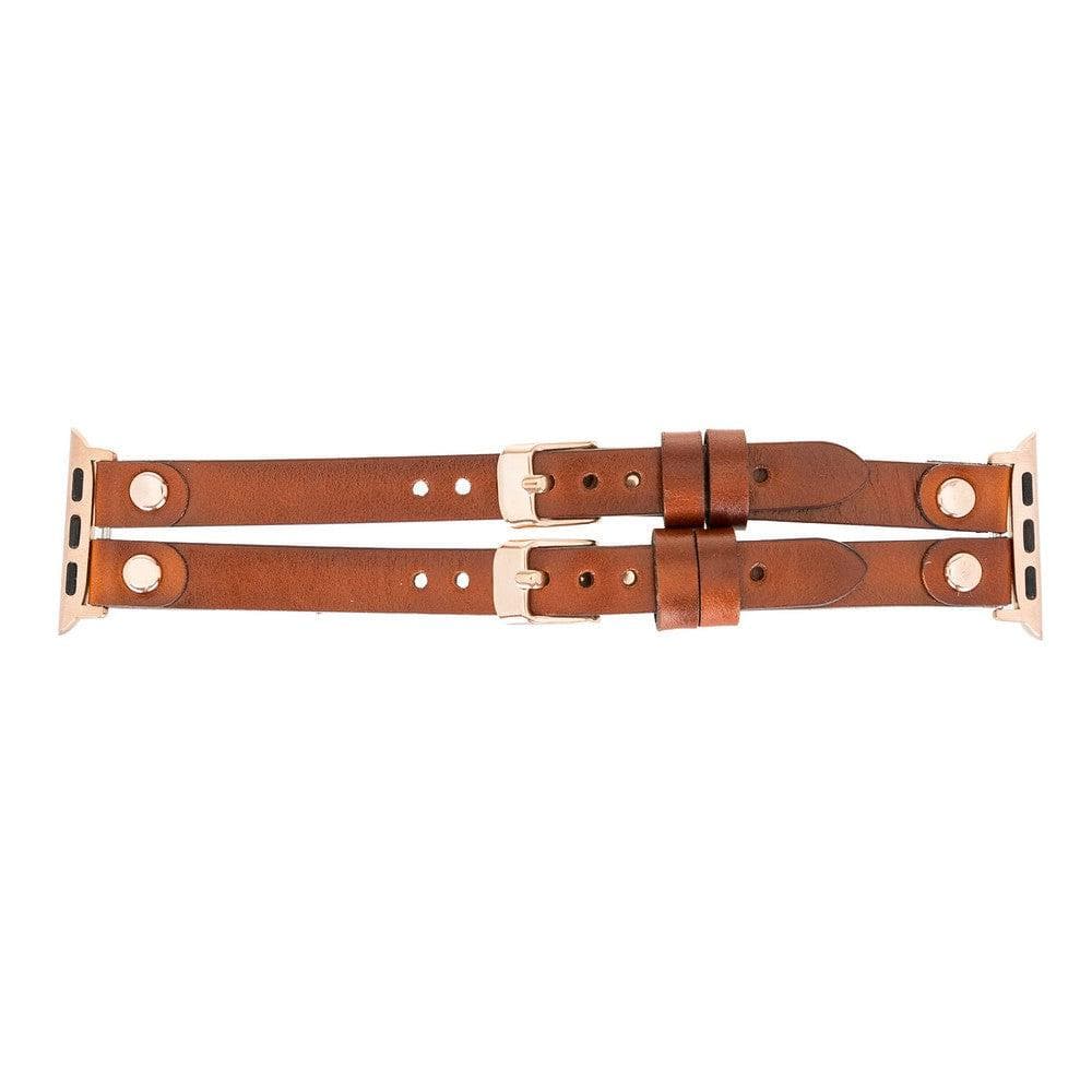 Ely Leather Apple Watch Double Band