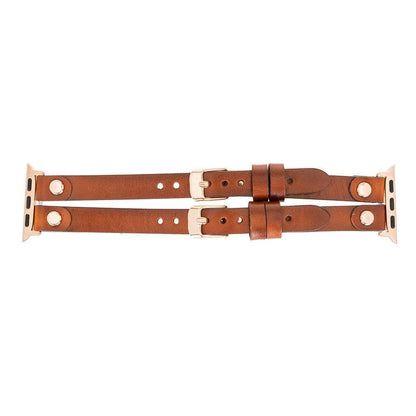 Ely Leather Apple Watch Double Band