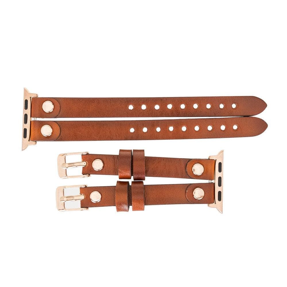Ely Leather Apple Watch Double Band