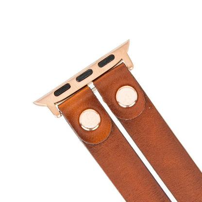 Ely Leather Apple Watch Double Band