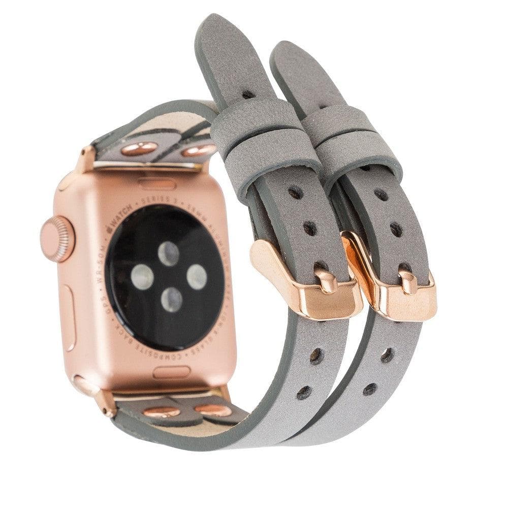 Ely Leather Apple Watch Double Band