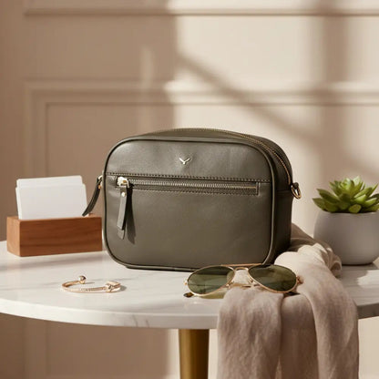 Emerald Genuine Leather Women's Bag