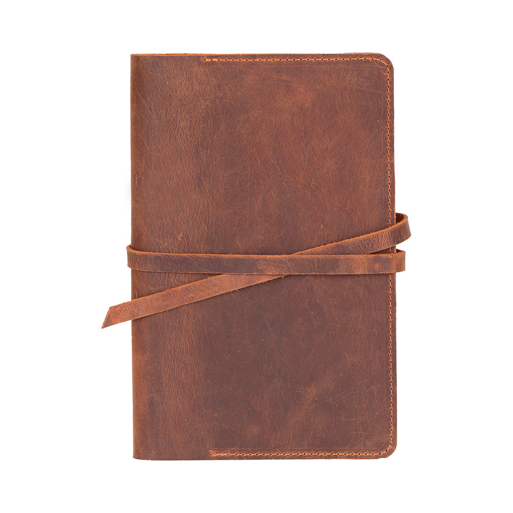 Eterna Refillable Leather Journal Cover – Personalized Notebook Cover