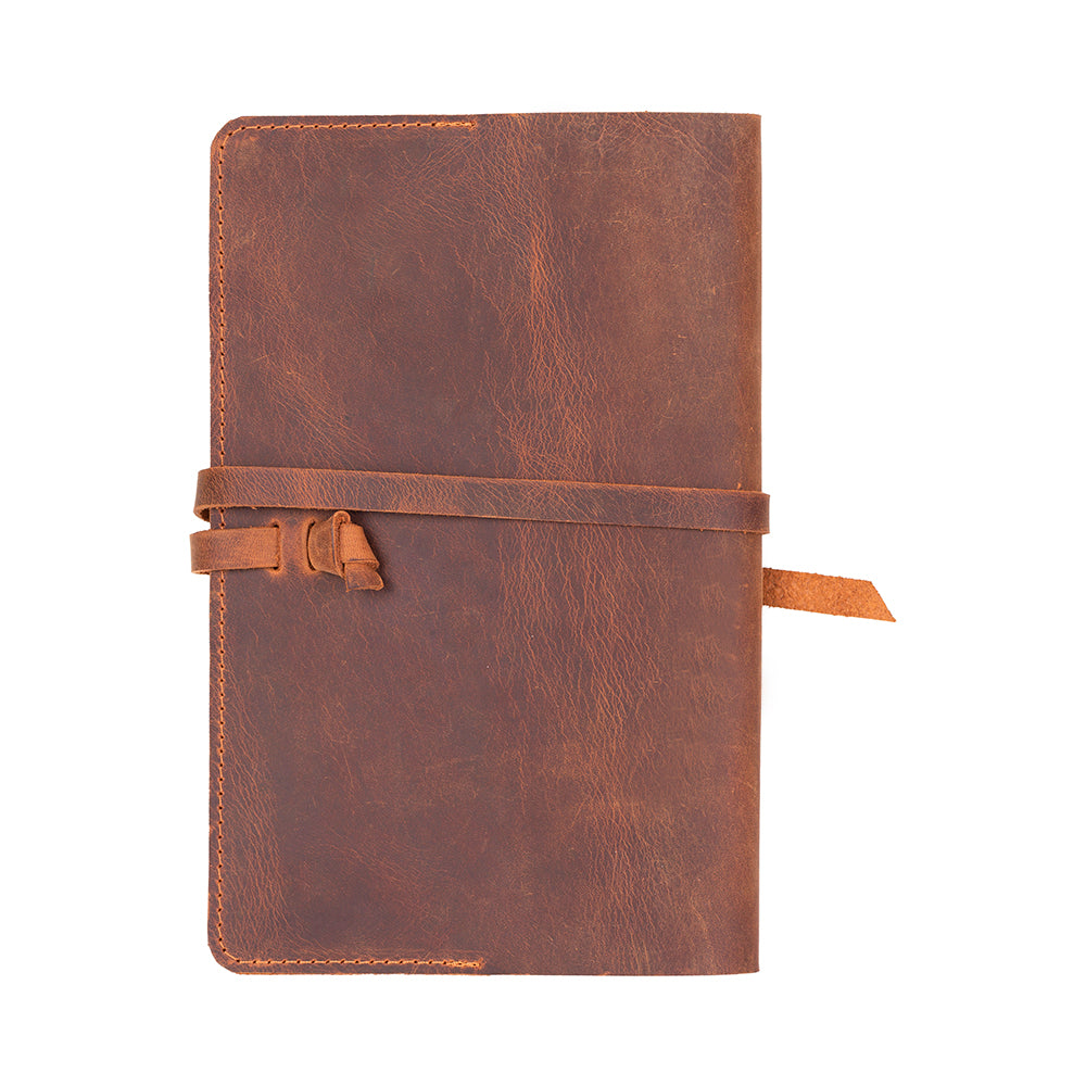 Eterna Refillable Leather Journal Cover – Personalized Notebook Cover