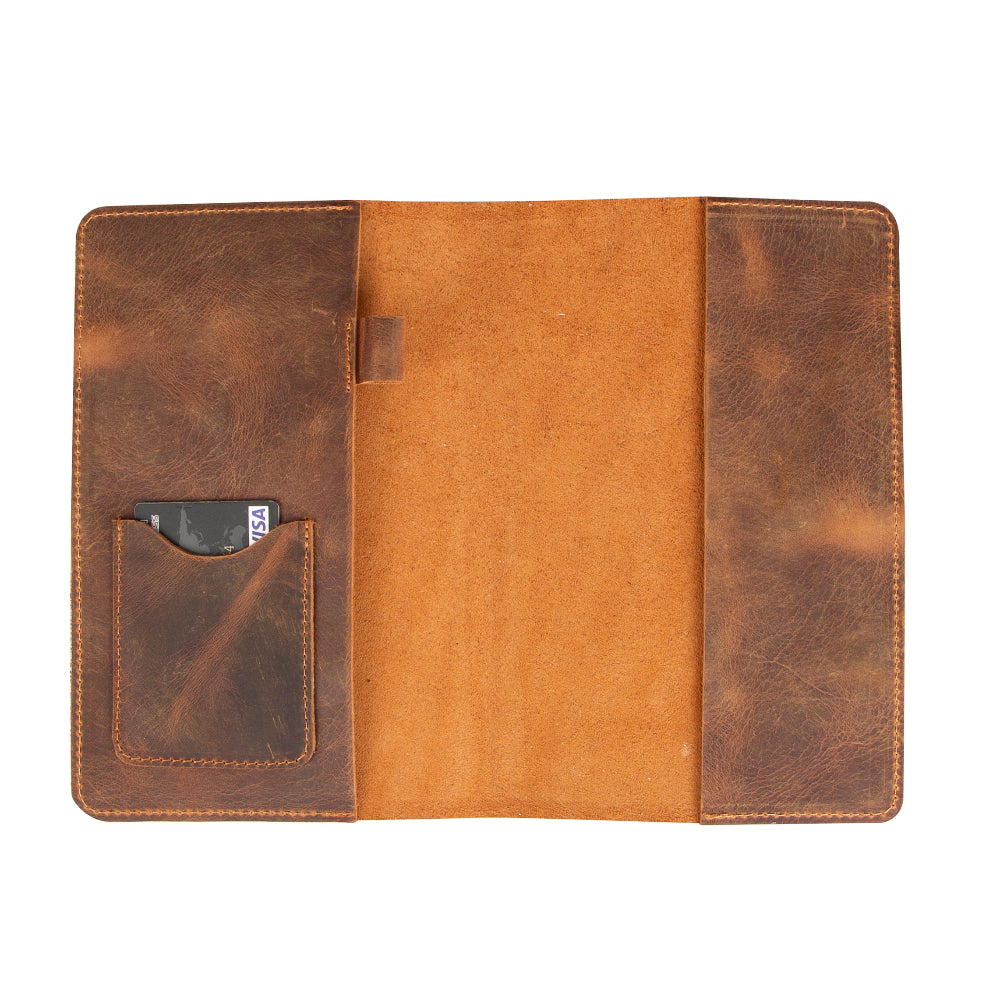 Eterna Refillable Leather Journal Cover – Personalized Notebook Cover