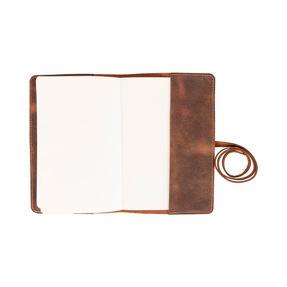 Eterna Refillable Leather Journal Cover – Personalized Notebook Cover