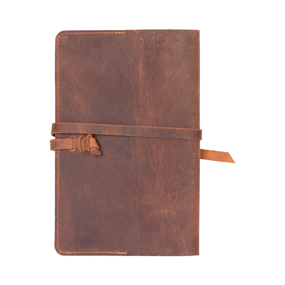 Eterna Refillable Leather Journal Cover – Personalized Notebook Cover