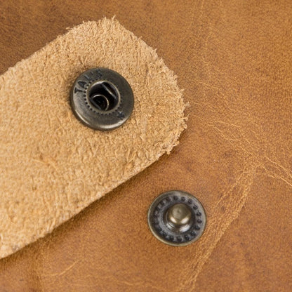 Foldable Leather Cable Organizer – Travel Cord & Tech Accessory Case