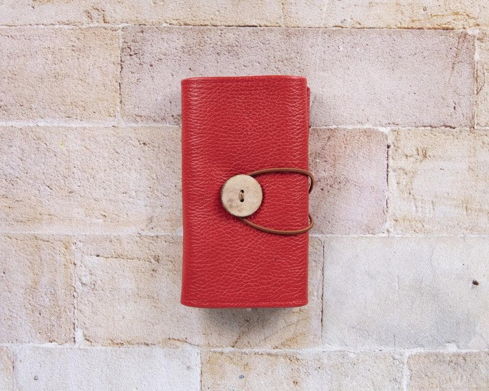 Foldable Leather Cable Organizer – Travel Cord & Tech Accessory Case