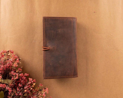 Foldable Leather Cable Organizer – Travel Cord & Tech Accessory Case