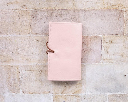 Foldable Leather Cable Organizer – Travel Cord & Tech Accessory Case