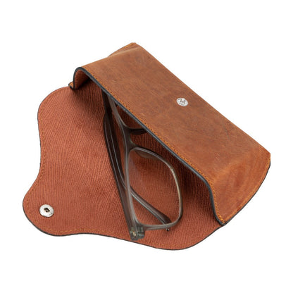 Genuine Leather Glasses Case