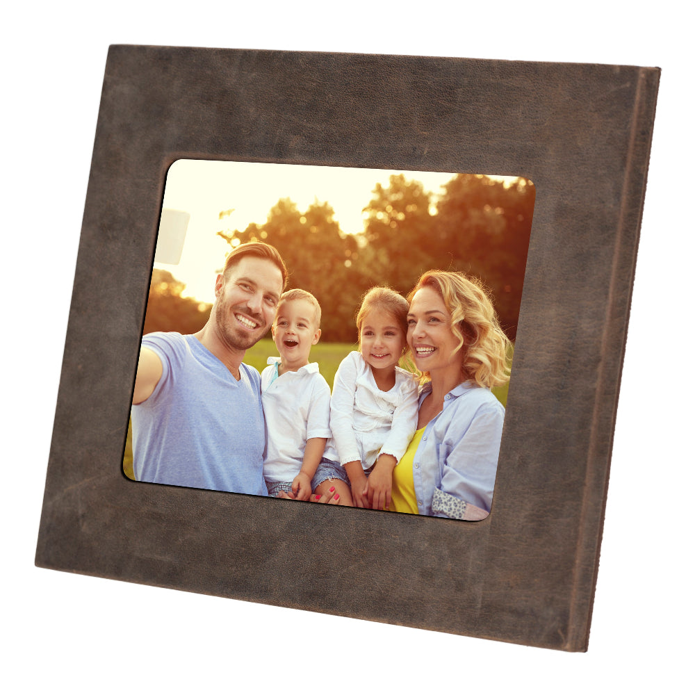 Genuine Leather Photo Frame