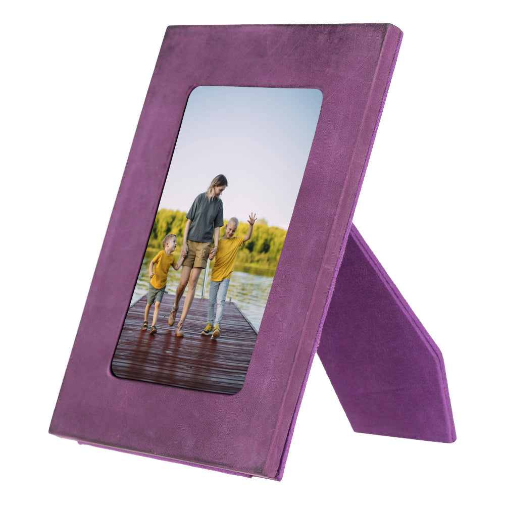 Genuine Leather Photo Frame