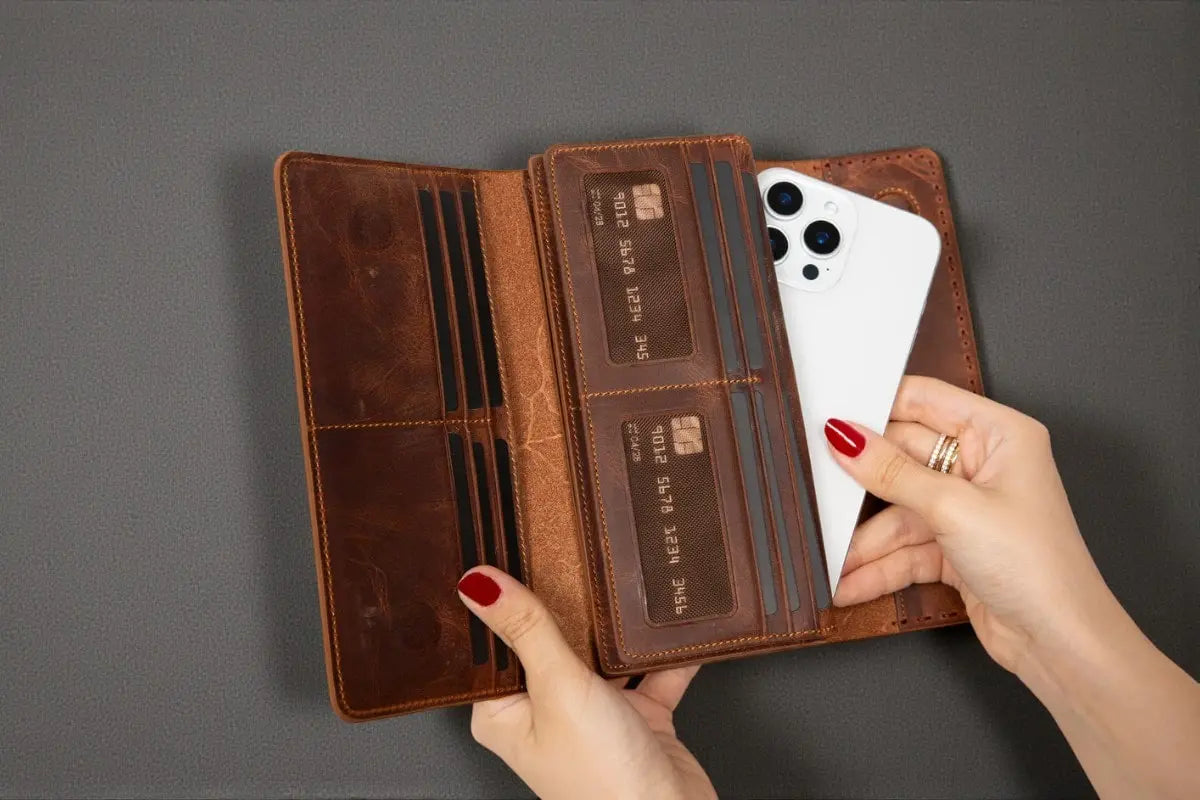 Genuine Leather Womens Wallets-Luxara Leather