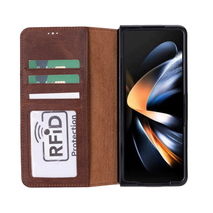 Google Pixel 10 Pro Fold Leather Folio Case - Handcrafted MagSafe Compatible