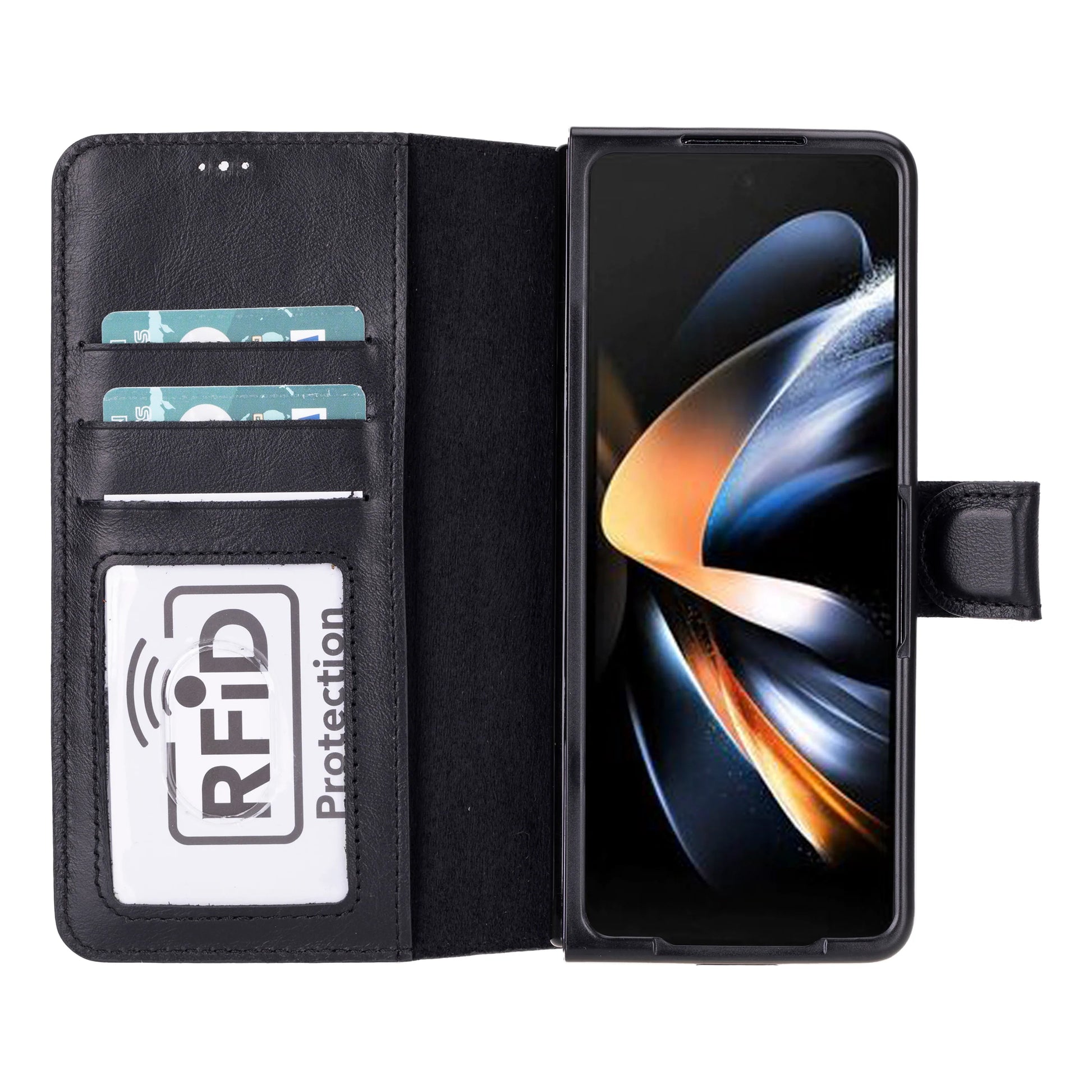 Google Pixel 10 Pro Fold Leather Folio Case - Handcrafted MagSafe Compatible