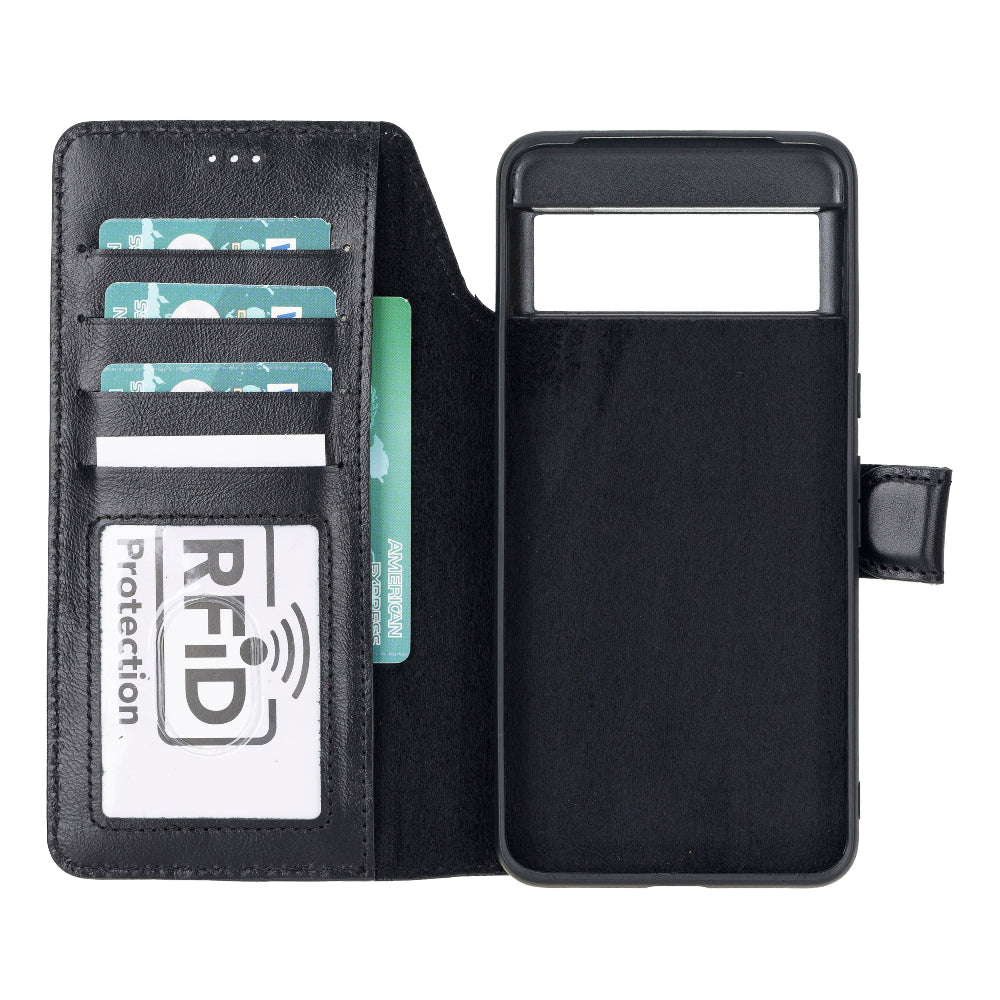 Google Pixel 8 Pro Detachable Leather Wallet Case