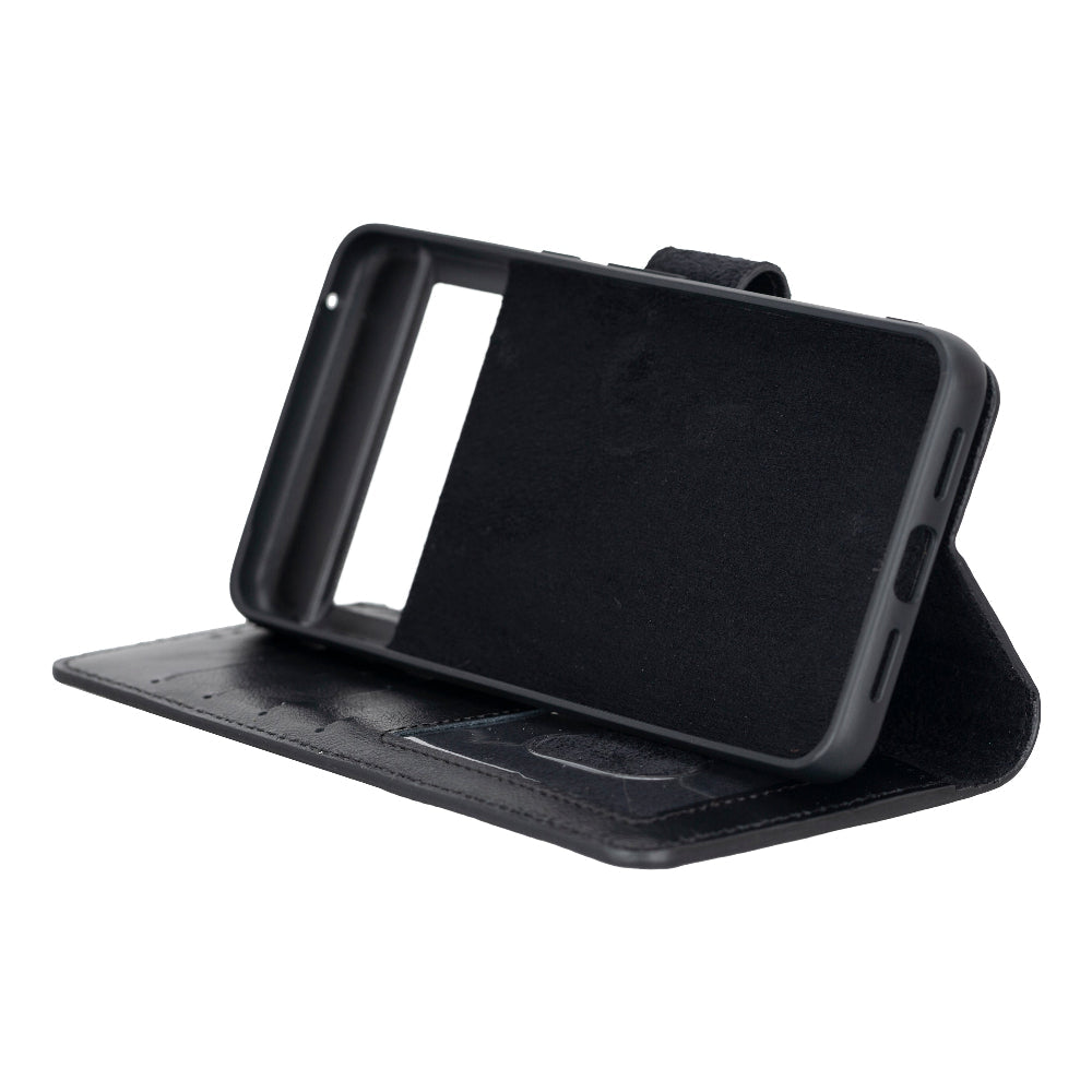 Google Pixel 8 Pro Detachable Leather Wallet Case