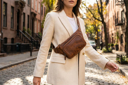 Handcrafted Leather Waist Bag