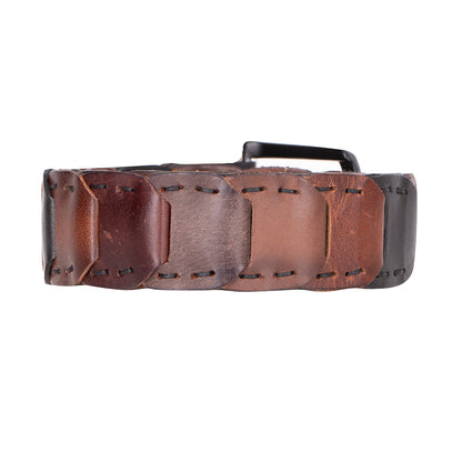 Handmade Braided Leather Men's Belt