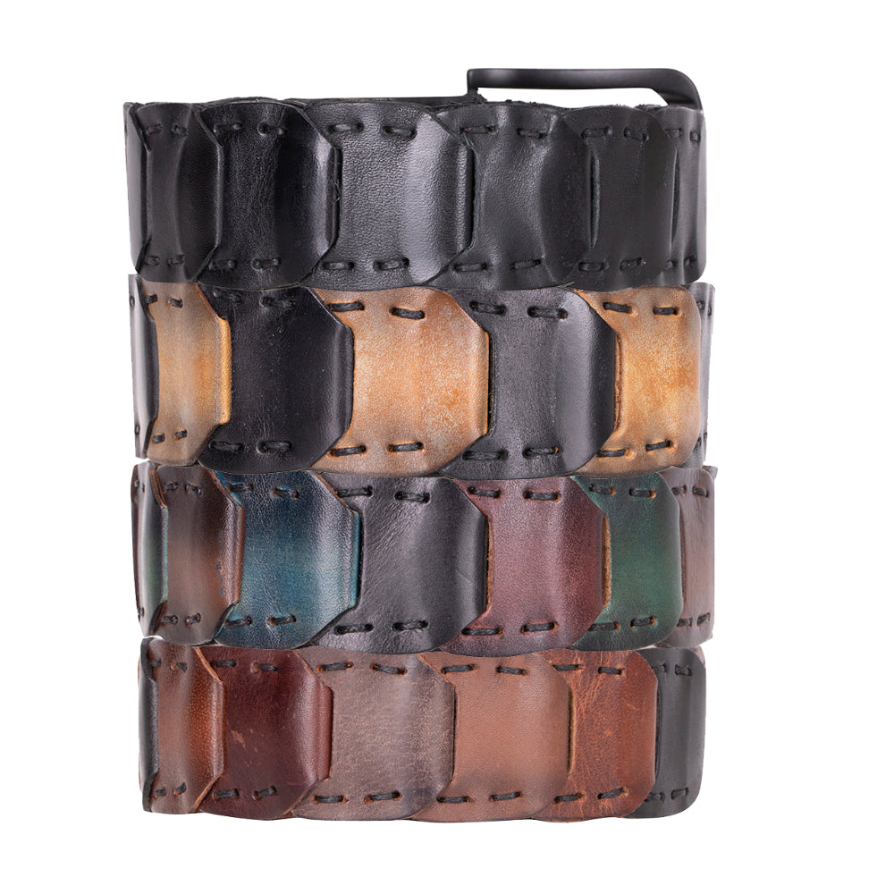 Handmade Braided Leather Men's Belt