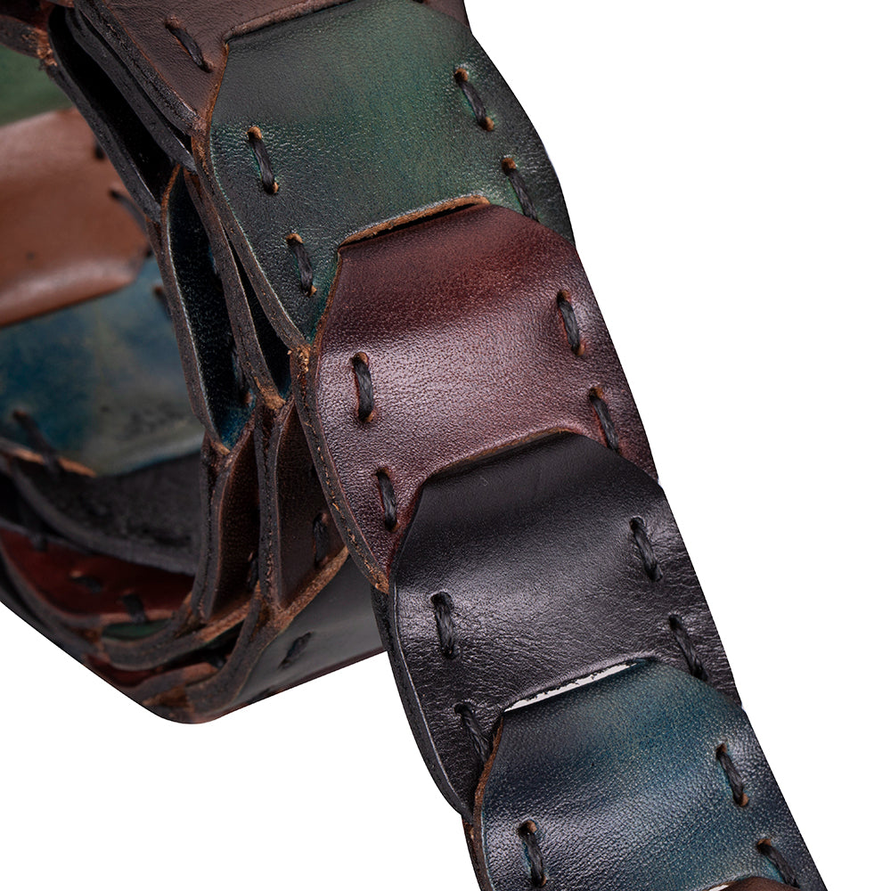 Handmade Braided Leather Men's Belt
