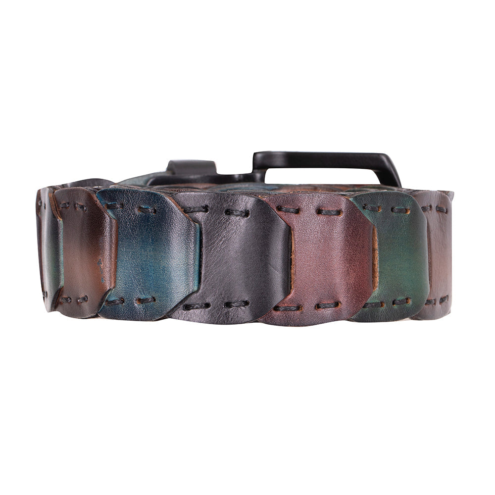 Handmade Braided Leather Men's Belt