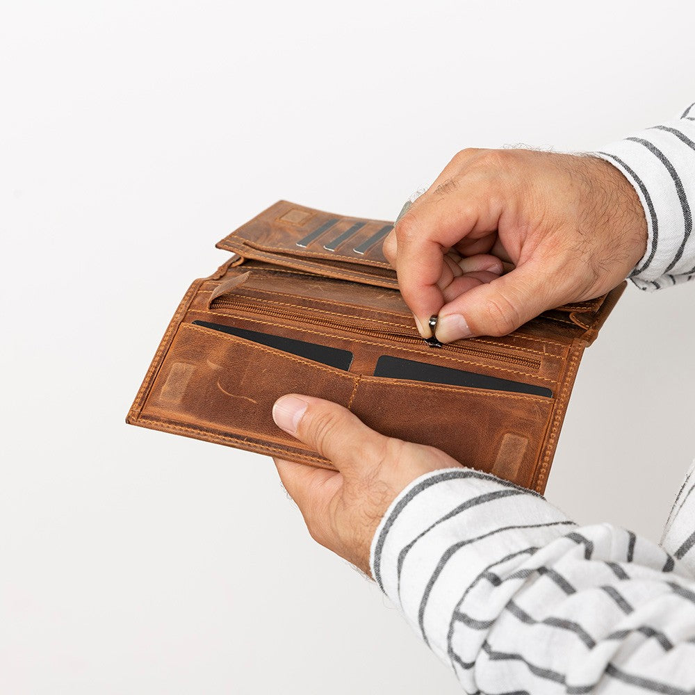 Handmade Leather Universal Unisex Wallet