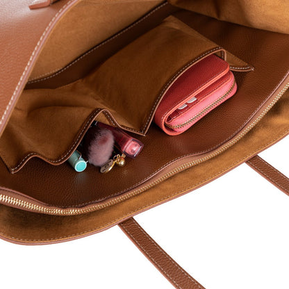 Handmade Leather Women's Large Tote Bag