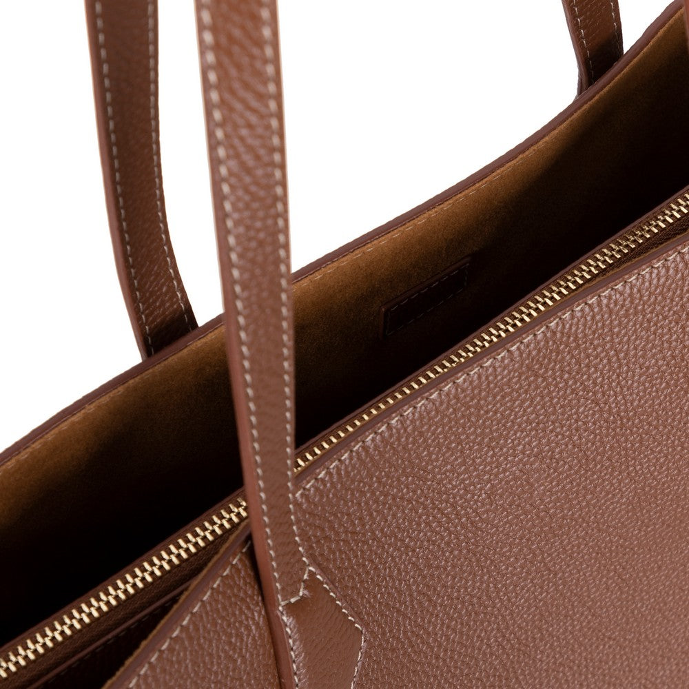 Handmade Leather Women's Large Tote Bag