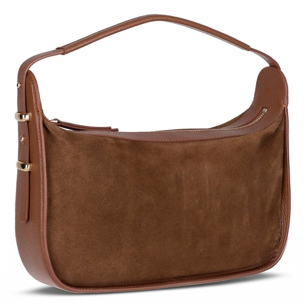 Handmade Suede Leather Women's Shoulder Bag