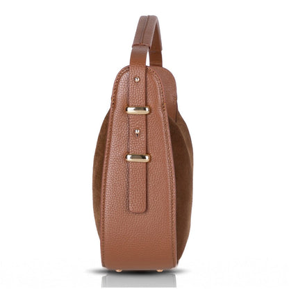 Handmade Suede Leather Women's Shoulder Bag