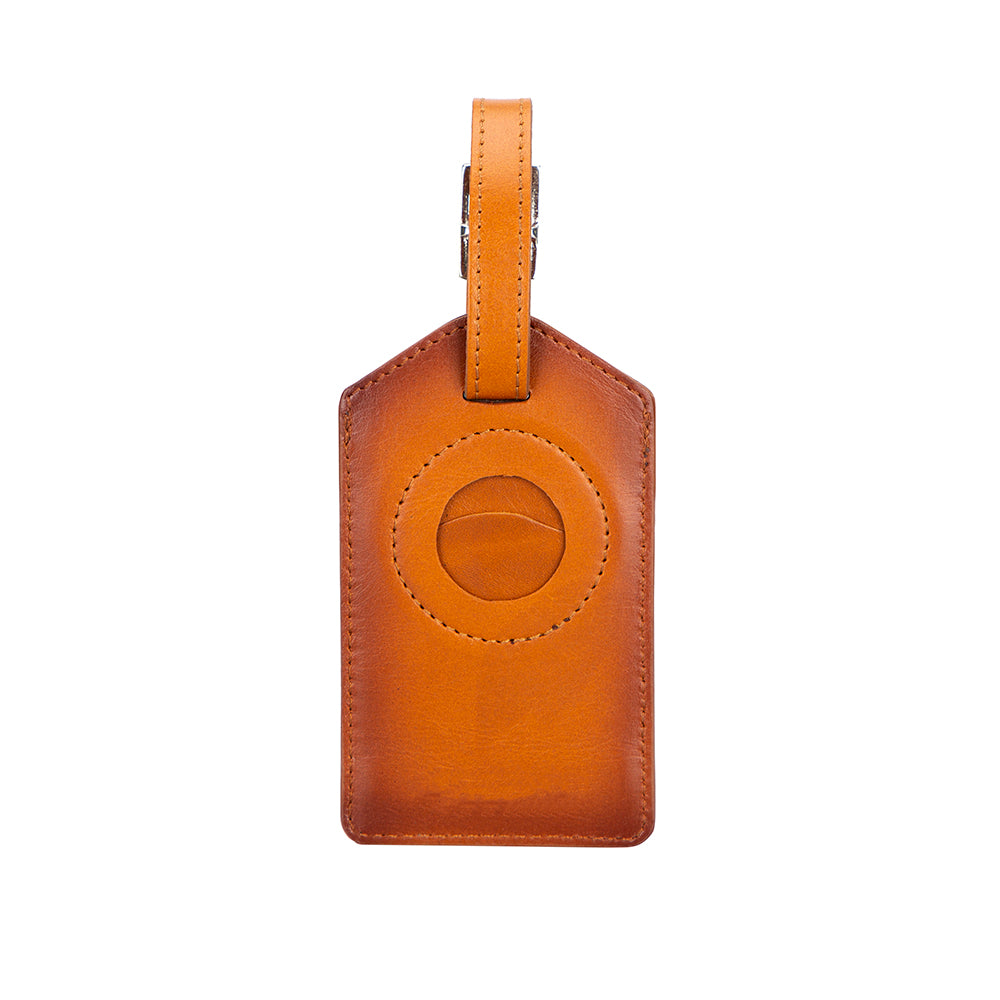 Leather Airtag Luggage Tag
