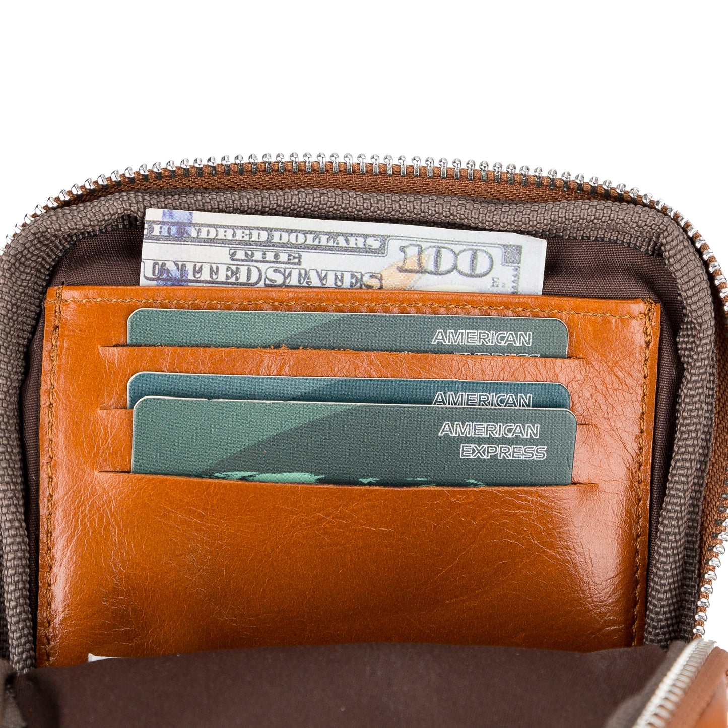 Leather Crossbody Bag - Smart Travel Phone & Wallet Organizer