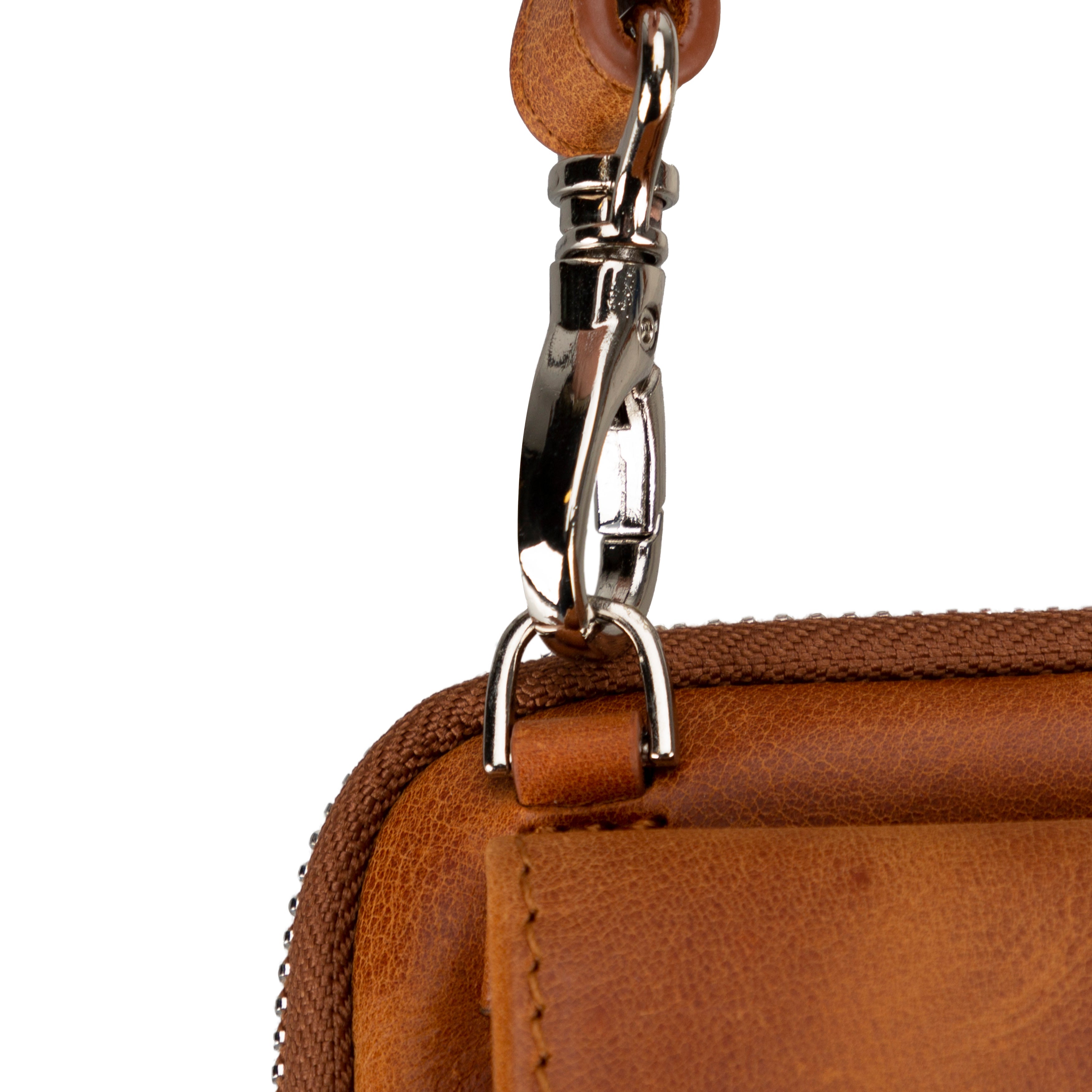 Leather Crossbody Bag - Smart Travel Phone & Wallet Organizer