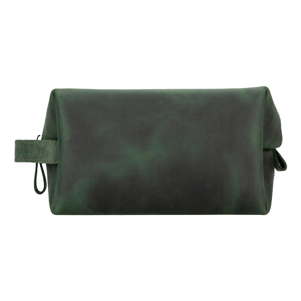 Leather Dopp Kit - Full-Grain Leather Toiletry Organizer, Medium
