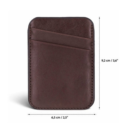 Leather MagSafe Slim Magnetic Card Holder