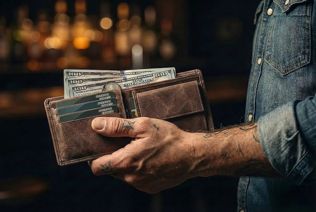 Leather Men Wallet - Luxara Leather