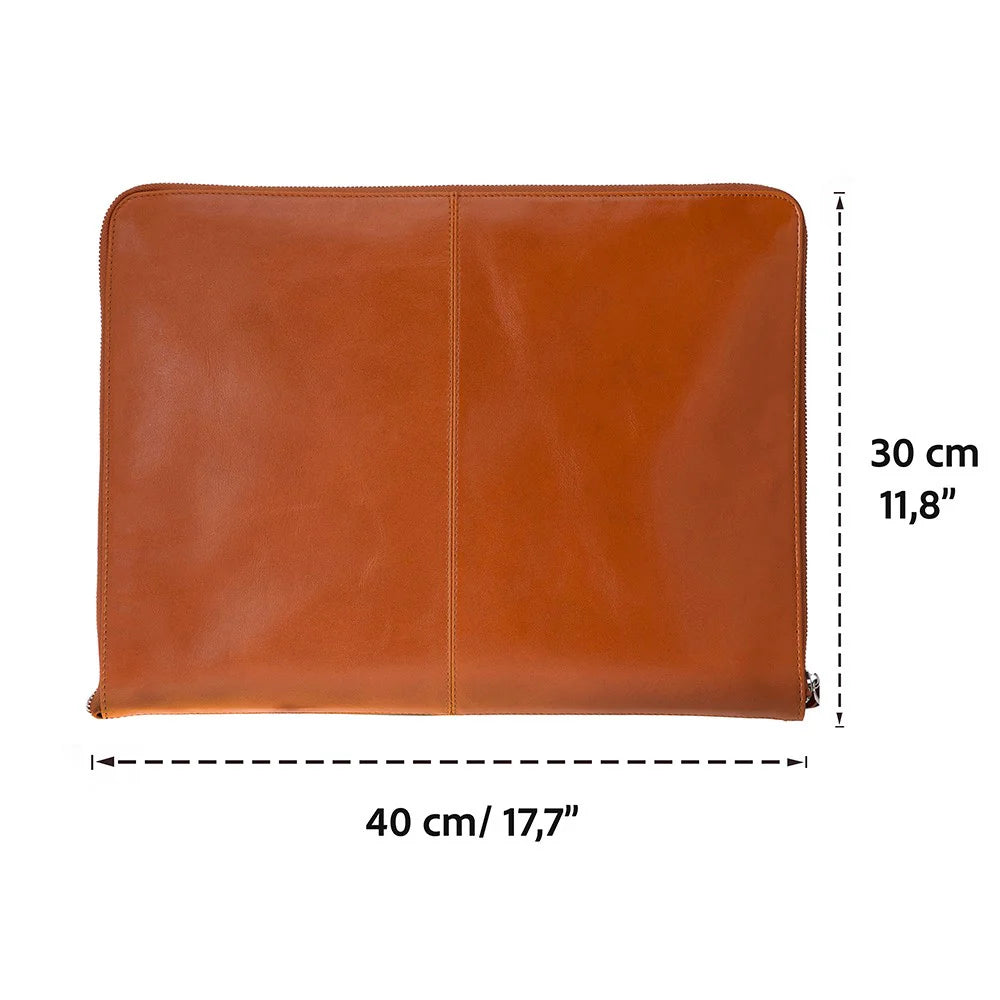Leather Prayer Rug with Zipper Leather Case