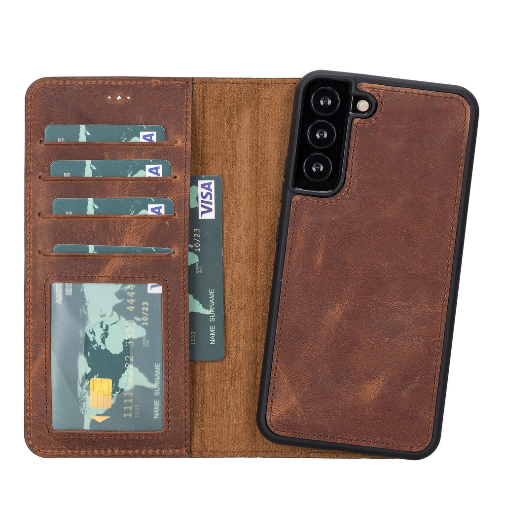 Leather Samsung Galaxy S23 Detachable Wallet Case