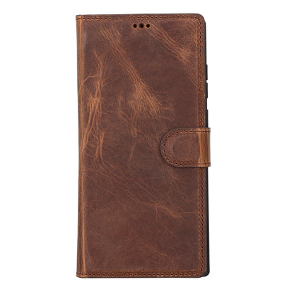 Leather Samsung Galaxy S23 Ultra Detachable Wallet Case