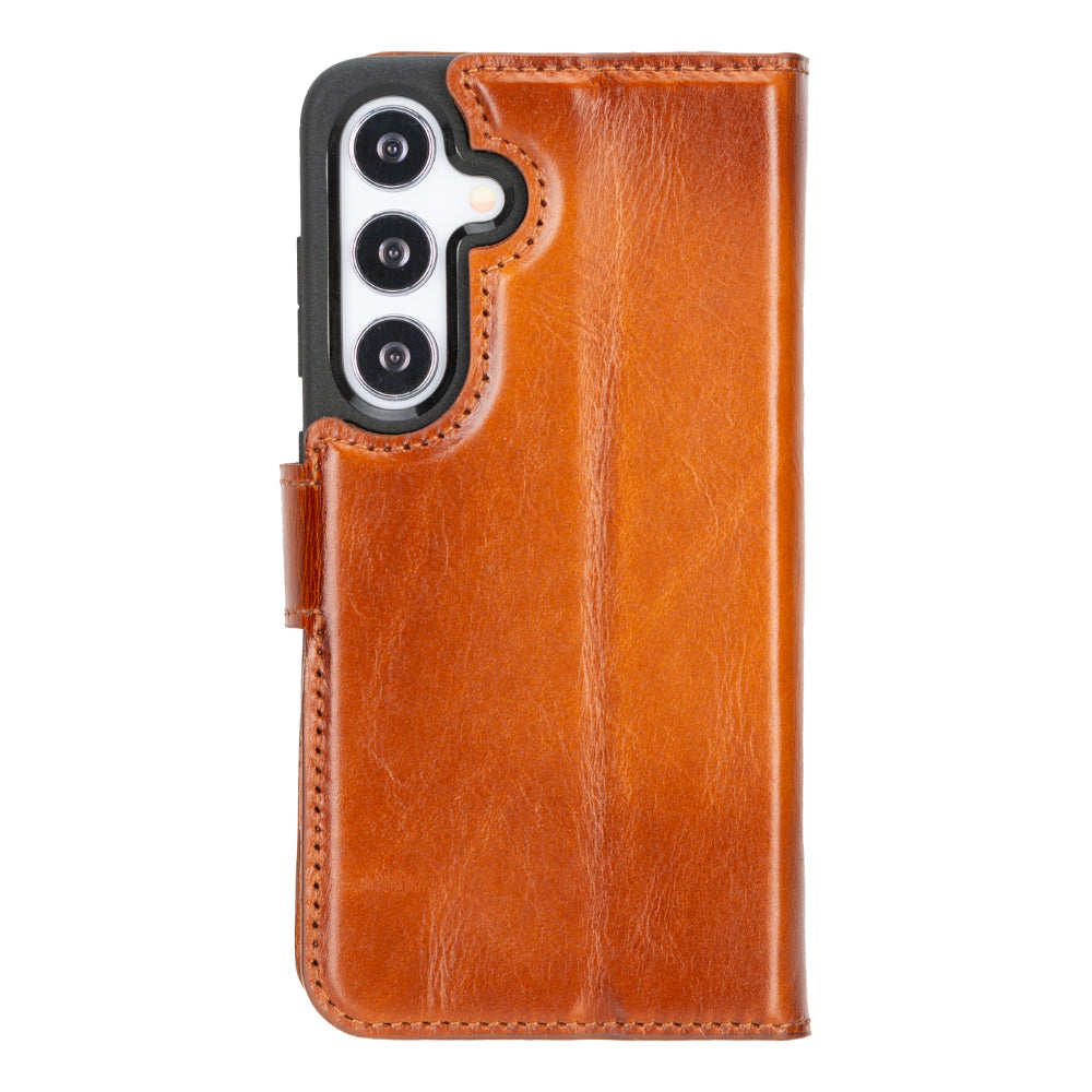 Leather Samsung Galaxy S25 Detachable Wallet Case