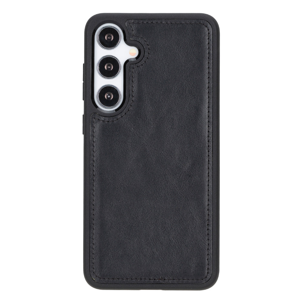 Leather Samsung Galaxy S25 Plus Detachable Wallet Case
